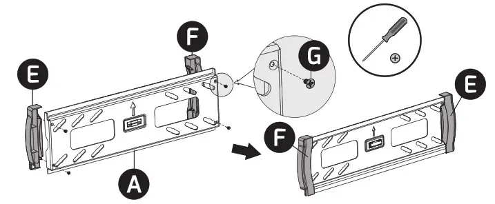 THOR 28013T 32 70 Inch Anti Theft Heavy Duty Fixed TV Wall Mount - VESA Compatibility 1