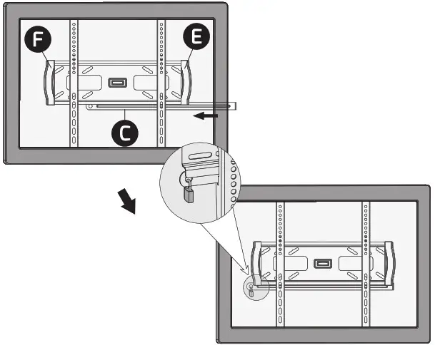 THOR 28013T 32 70 Inch Anti Theft Heavy Duty Fixed TV Wall Mount - VESA Compatibility 15