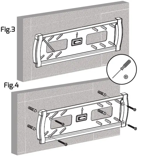 THOR 28013T 32 70 Inch Anti Theft Heavy Duty Fixed TV Wall Mount - VESA Compatibility 7