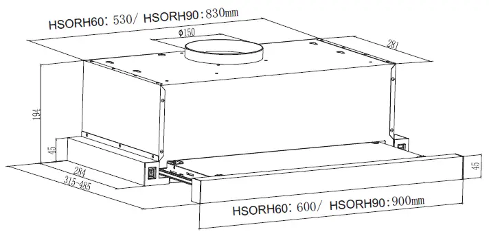 .HELLER-HSORH60-60CM-Stainless -Slide-fig-2