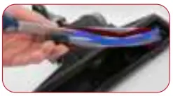 Cleaning the Hard Floor Turbo Tool