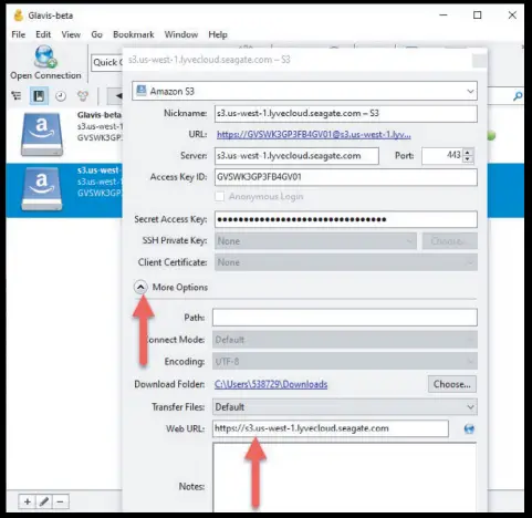 Connect with Cyberduck