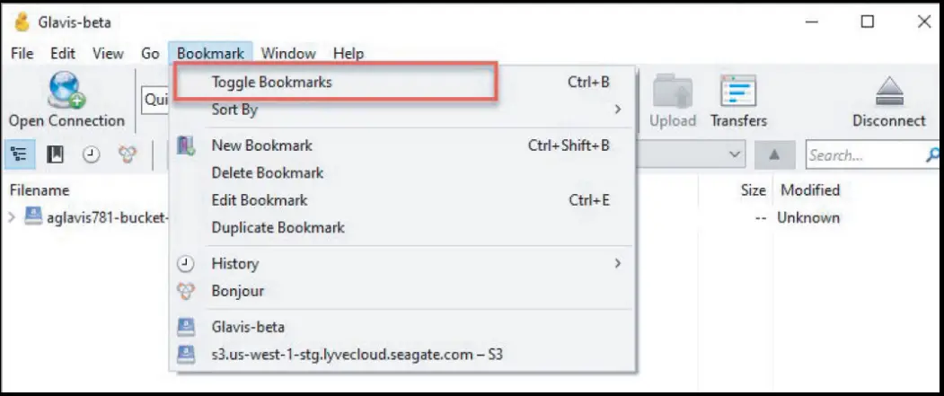 Connect with Cyberduck