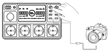 AGFAPHOTO PPS 1200Pro Tragbare Powerstation - charge USB