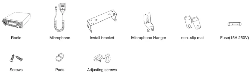 TEAM electronic PR8109 HAM-MobileCom 1011 CB Radio - 1