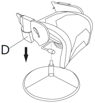 Kogan Hotshot Recliner Gaming Chair User Guide - Step 2