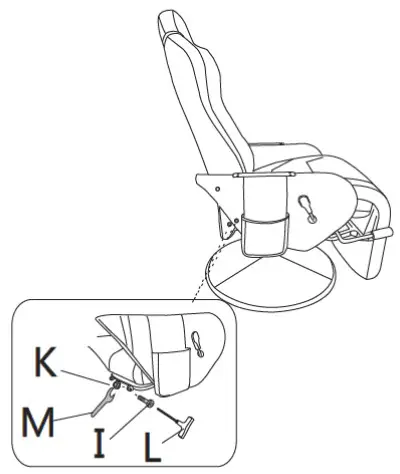 Kogan Hotshot Recliner Gaming Chair User Guide - Step 4