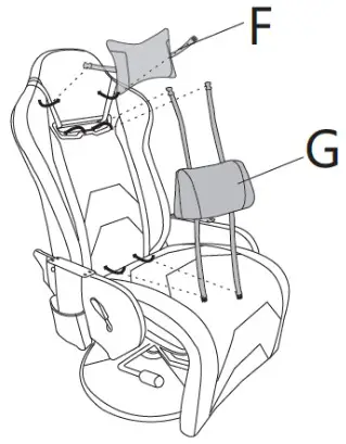 Kogan Hotshot Recliner Gaming Chair User Guide - Step 5