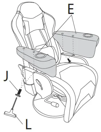 Kogan Hotshot Recliner Gaming Chair User Guide - Step 6