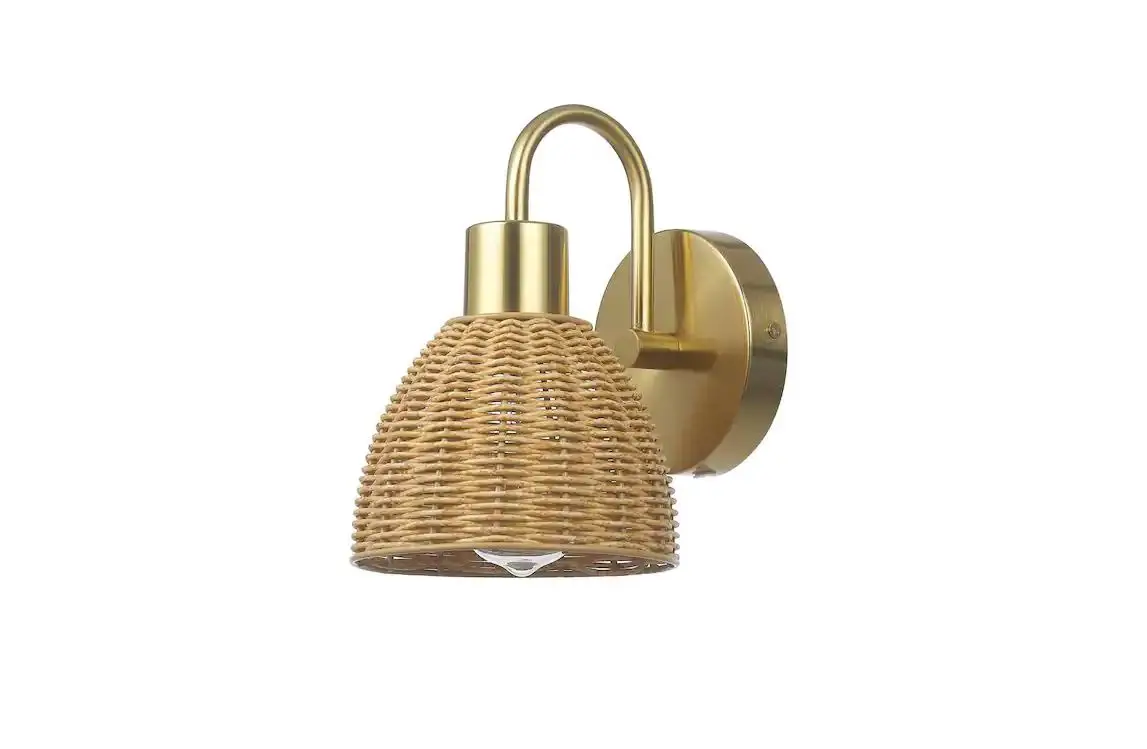 Globe Electric 65000003 1-light Matte Brass Plug-in Or Hardwire Wall Sconce User Manual Globe Electric 65000003 1-light Matte Brass Plug-in Or Hardwire Wall Sconce User Manual
