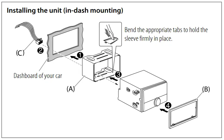 KENWOOD DPX-7300DAB Dual Din Sized Cd Receiver - fig 1
