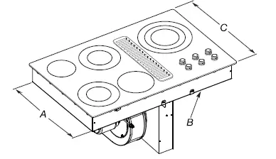 Lowes-W11439180C-30-Inch-and-36-Inch-Electric-Downdraft-Cooktop-3