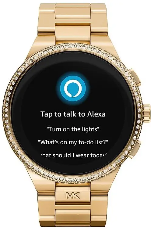 MICHAEL KORS DW13M2 Camille Gold-Tone Stainless Steel Smartwatch