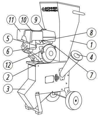 Koenner-Soehnen-KS-400WS-Wood-Chipper-Shredder-fig-1