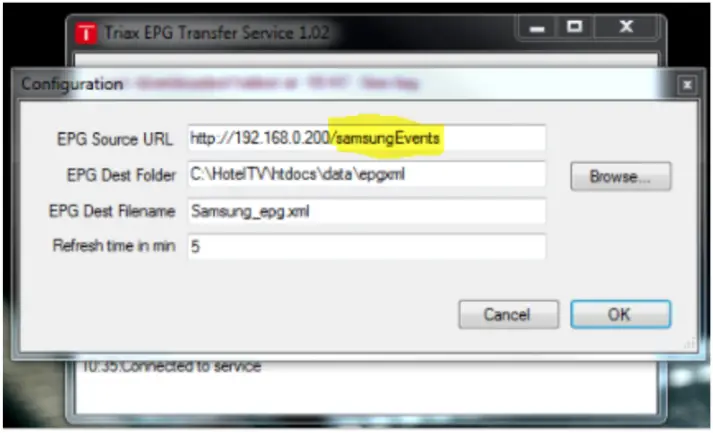 TRIAX 492095 IPTV EPG Server - fig 5