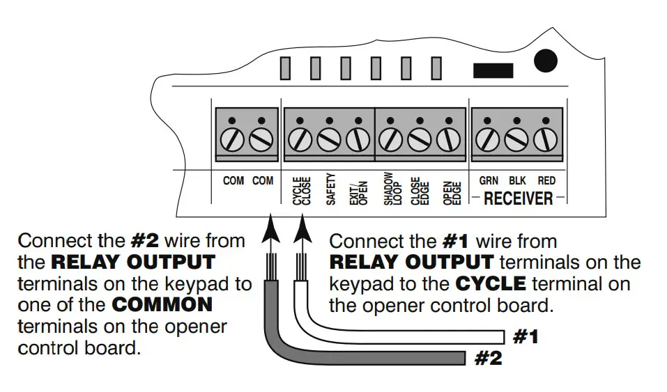 Mighty Mule FM136 Wireless Gate Entry Intercom - Connections3
