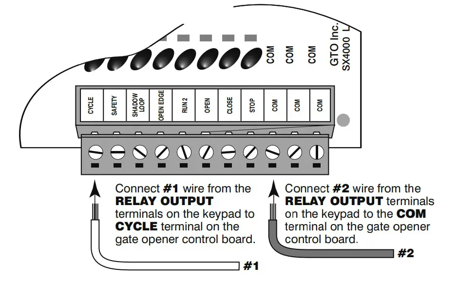 Mighty Mule FM136 Wireless Gate Entry Intercom - Connections8