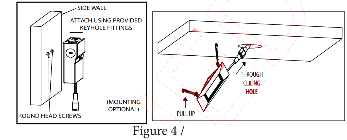 LITHONIA LIGHTING WF4 SQ X LED Ultra Thin Wafer LED Square - fig 4