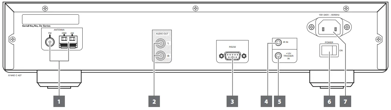 NAD C 427 AM FM Tuner - Fig 3