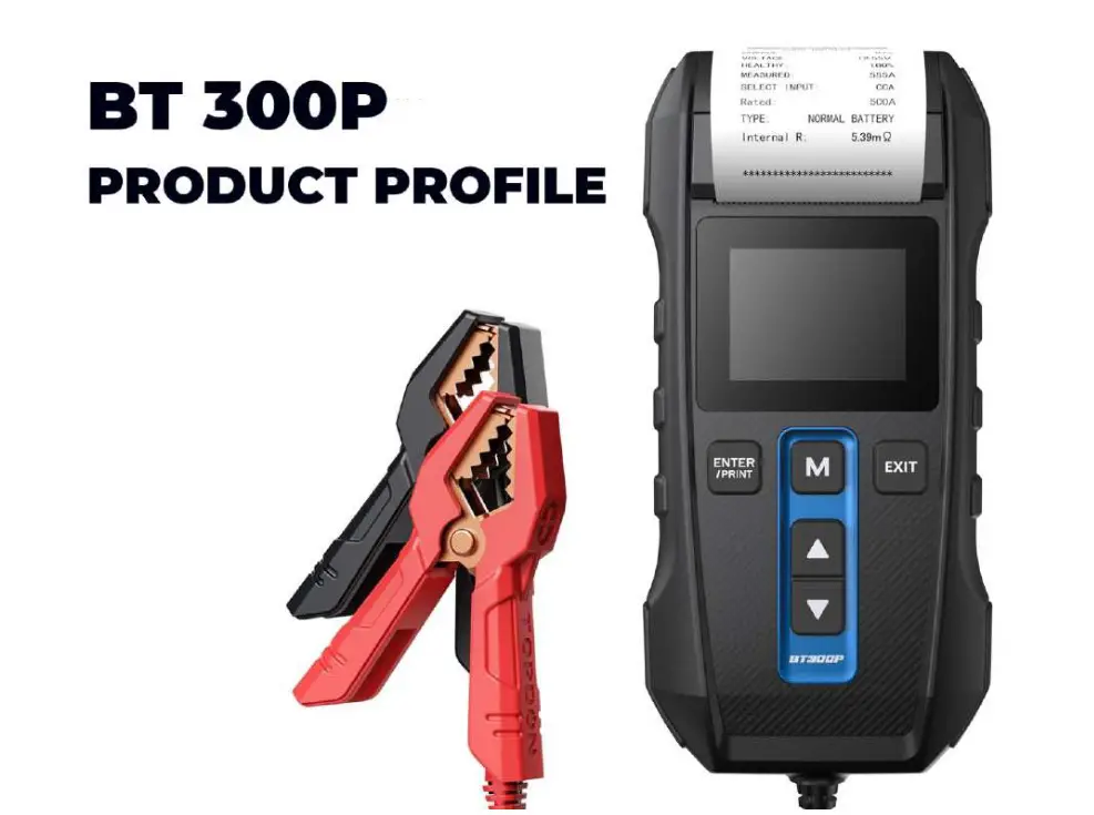 TOPDON BT300P Car Battery Tester User Guide