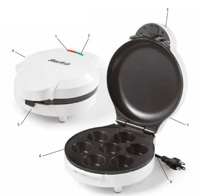 Starfrit-024722-Electric-Cupcake-Maker-FIG 1