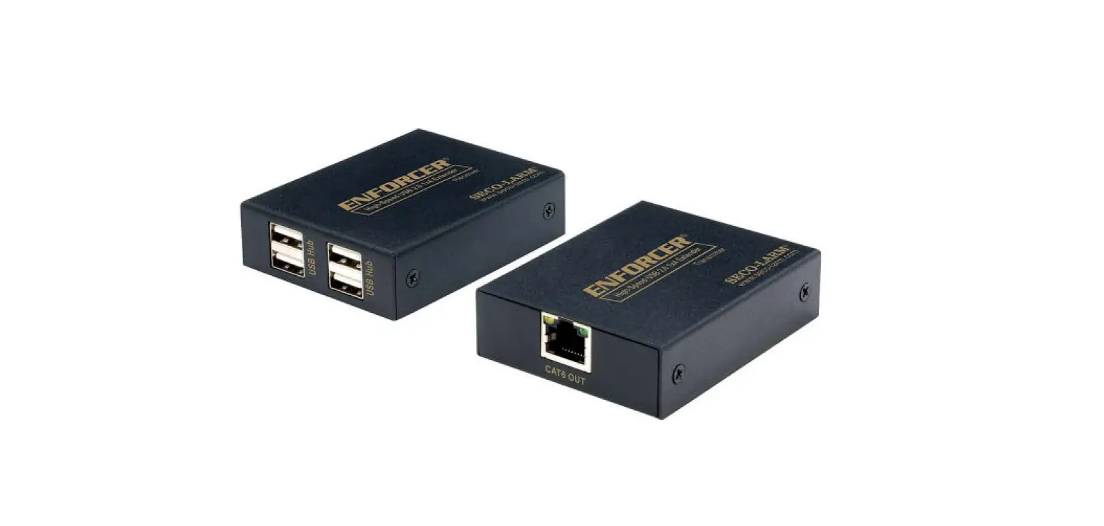 Enforcer De-s104q High Speed Usb 2.0 1x4 Extender Instruction Manual