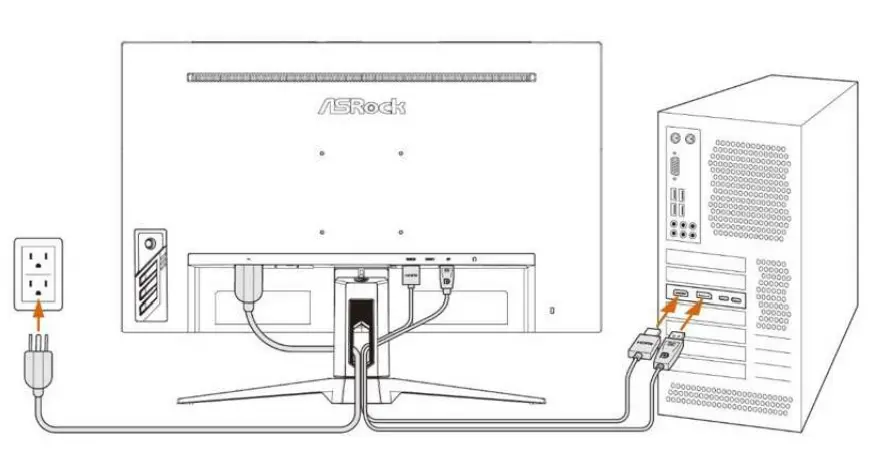Connecting The Monitor To A Pc