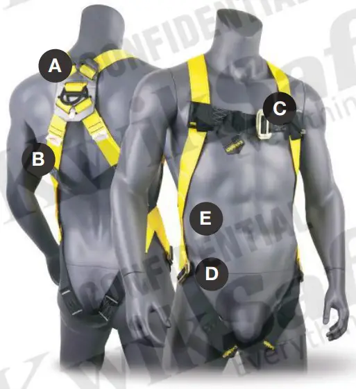 KwikSafety KS6601 Tornado 1 D Ring Safety Harness - FIGURE 4