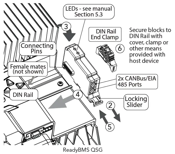 MORNINGSTAR RB-BMS Snap-in ReadyBMS Block 2