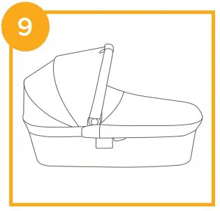 joie Signature Ramble XL Carry Cot - Figure 5