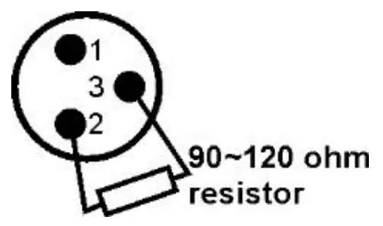 Electrical installation for two or more units in DMX-mode