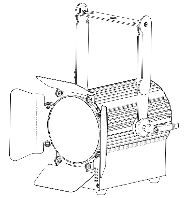 JBSYSTEMS B06048 50W LED Theater Spot With Tunable White Color 