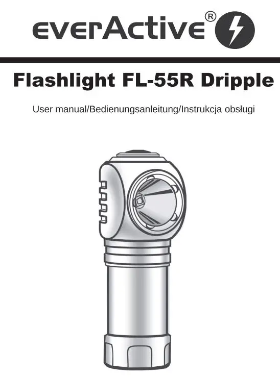 EVERACTIVE Flashlight FL-55R Dripple User Manual
