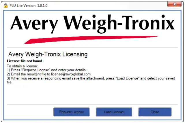 Avery Weigh Tronix ZK830 PLU Lite High Resolution Digital Checkweigher - Licensing