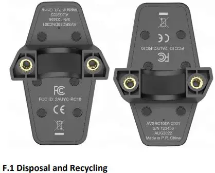 ave Mobility RC10 Smart LCD Remote Controller-fig7