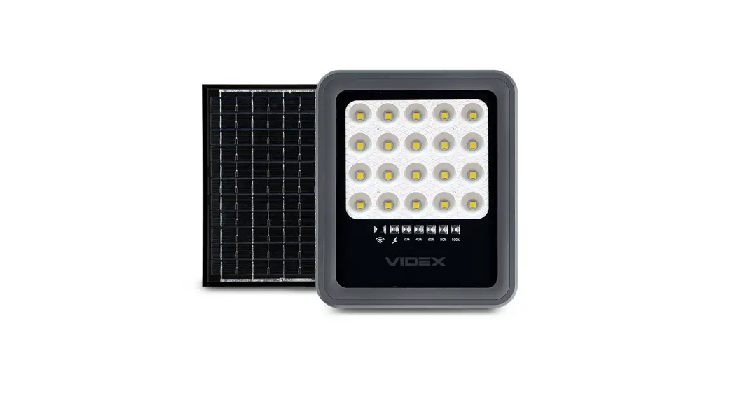 Videx Vl-fso-205 Led Solar Floodlight User Manual Videx Vl-fso-205 Led Solar Floodlight User Manual