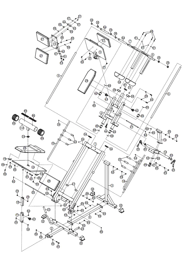 BODYCRAFT-F660-Linear-Bearing-Hip-Sled-Strength-Training-System-FIG-1