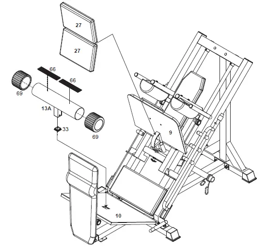 BODYCRAFT-F660-Linear-Bearing-Hip-Sled-Strength-Training-System-FIG-8
