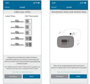 FIG 11 INSTALLING THE SENSI THERMOSTAT