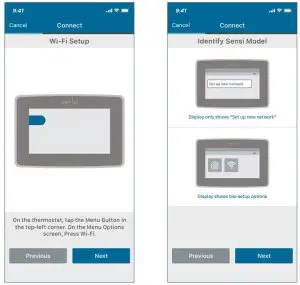 FIG 14 INSTALLING THE SENSI THERMOSTAT