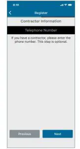 FIG 16 Contractor Information