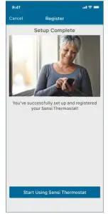 FIG 17 Start Using Sensi