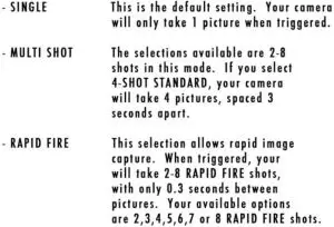 FIG 15 Multi Shot Mode