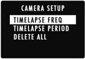 FIG 20 Time lapse Settings
