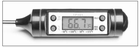 SHARPER IMAGE 26 Piece BBQ Grill Set 207817-THERMOMETER KEYS