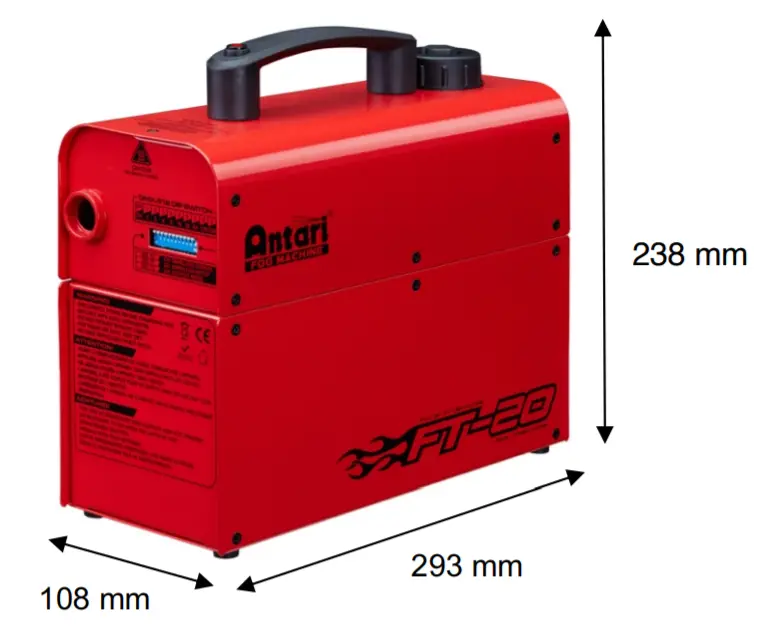 Antari FT-20X Fire Training Fog Machine -figure 3
