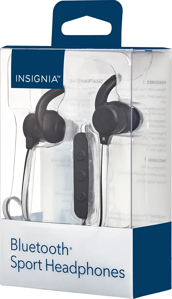 Insignia Ns-cahbtsport/ns-cahbtsport-c Bluetooth Sport Headphones Quick Setup Guide