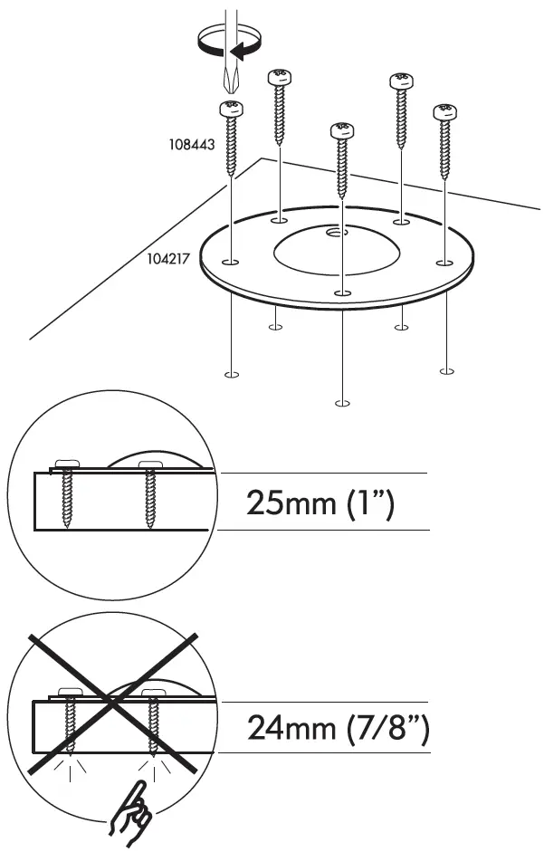 IKEA ADILS White Leg Installation 2