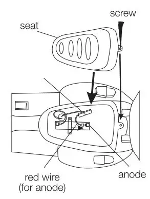 Kmart TR0903 6 Volt Scotter User Manual - Assemble the seat