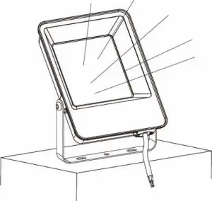 DAVIS LIGHTING FLORYN FLE Series 100W LED Floodlight - Installation 3